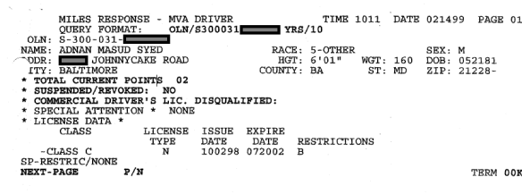 MVA Report - 2-14-99